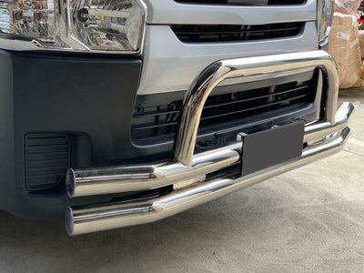 Stainless Steel Nudge Bar suits Toyota Hiace 2005-2018 LWB (Online Only)