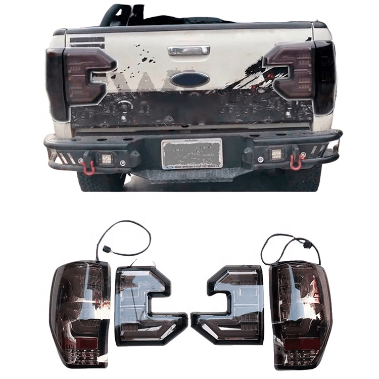 Future LED Rear Tail Lights Suits Ford Ranger PX1,2,3 2011-2021