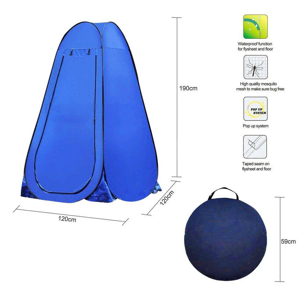 New Portable Pop Up Outdoor Camping Shower Tent Toilet Privacy Change Room (Online Only)