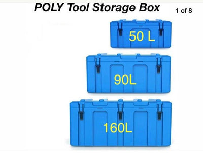 POLY 90 Plastic Tool box Water Proof Cargo