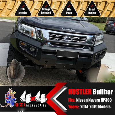 Commercial Hustler Bullbar Suits Nissan NP300 2015-2020