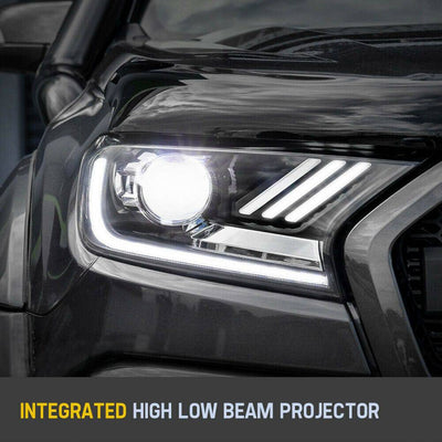 LED Mustang Head Light Suits Ford Ranger PX2 2015-2018 (Online Only)