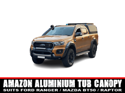 Amazon Aluminium Tub Canopy Suits Ford Ranger / Mazda BT50 / Raptor (PRE ORDER) - OZI4X4 PTY LTD