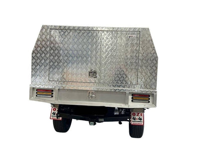 (Pre Order) Tray & Canopy Combo Deal 1800 Length Checker Plate ( Platinum Edition)