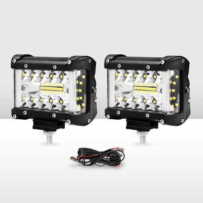 4" CREE LED Light Bar Side Shooter (Pair) Online Only