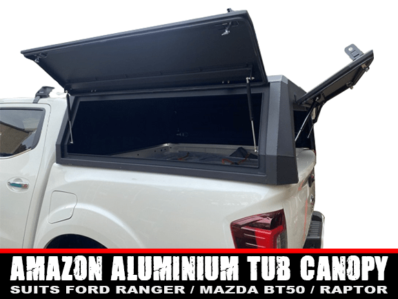 Amazon Aluminium Tub Canopy Suits Ford Ranger / Mazda BT50 / Raptor (PRE ORDER) - OZI4X4 PTY LTD
