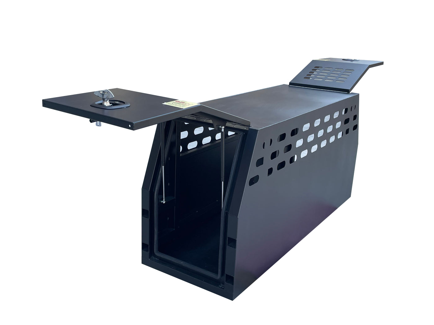 Premium 600 Length Black Flat Dog Box (Jack off Compatible) - OZI4X4 PTY LTD