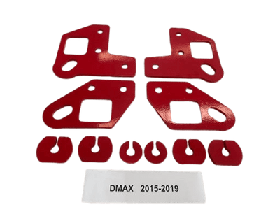 OZI4X4 Red Recovery Points Suits Isuzu Dmax 2012-2019 - OZI4X4 PTY LTD