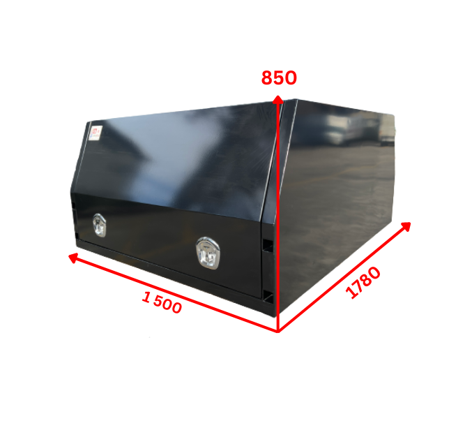 Premium Black 1500 Canopy + Compartment Premium Edition (Pre Order) - OZI4X4 PTY LTD