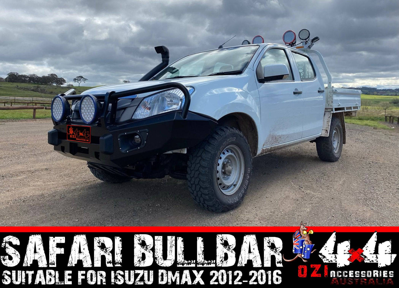 (Pre Order) Safari Bullbar Suits Isuzu D-Max 2012-2016