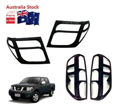 Combo Deal Nissan Navara D40 Head Light Trim & Tail Light Trim 4pcs D40 Thai 2005-2015