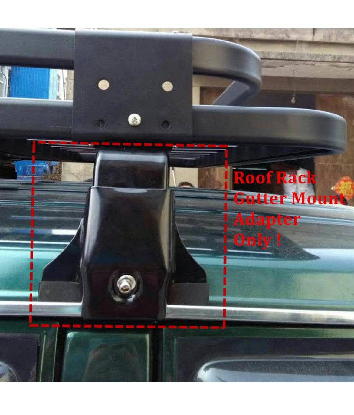 Flat Steel Roof Cage + Gutter Mount Suits Toyota Land Cruiser 79 Series Dual Cab