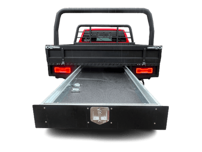 Space Cab Platinum Aluminum Tray (Black Edition) - OZI4X4 PTY LTD