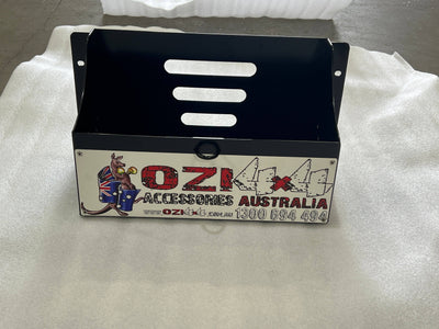 OZI4X4 Powder Coated Black Jerry Can Holder