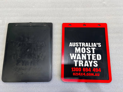 Australia's Most Wanted Mud Flaps Universal Fit All Trays