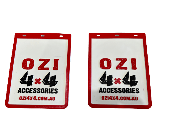 OZI4X4 Mud Flaps Universal Fit All Trays