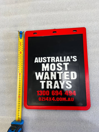 Australia's Most Wanted Mud Flaps Universal Fit All Trays