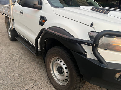 Side Steps & BrushBars Suits to Ford Ranger PX1,2,3 Dual Cab (Fixed Type)