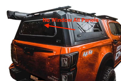 Amazon Aluminium Tub Canopy No Window suits Isuzu Dmax / Holden Colorado / BT50 2020+ - OZI4X4 PTY LTD