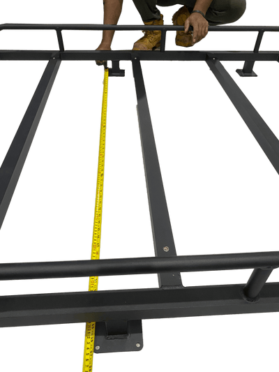 2275MM Tradesman Canopy Ladder-Rack Black (Universal) - OZI4X4 PTY LTD