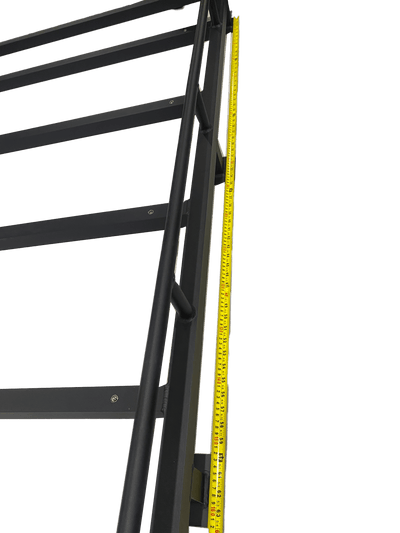 2275MM Tradesman Canopy Ladder-Rack Raw (Universal) - OZI4X4 PTY LTD