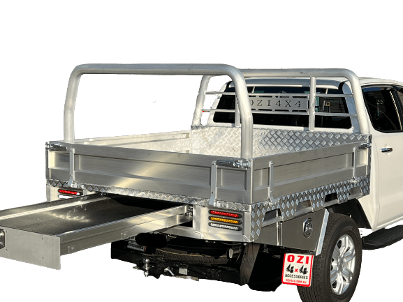 Platinum Edition - 1800 Wide Aluminum Dual Cab Tray Supply