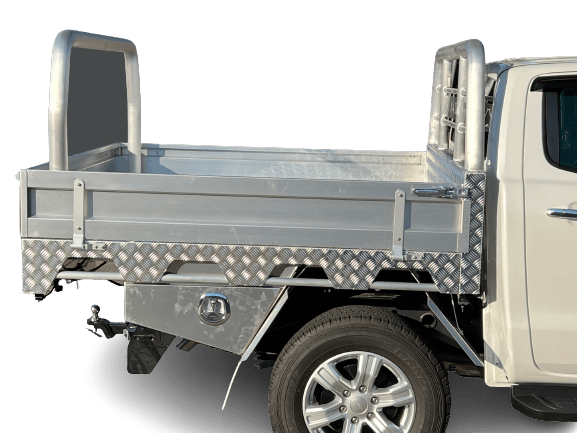 Platinum Edition - 1800 Wide Aluminum Dual Cab Tray Supply - OZI4X4 PTY LTD