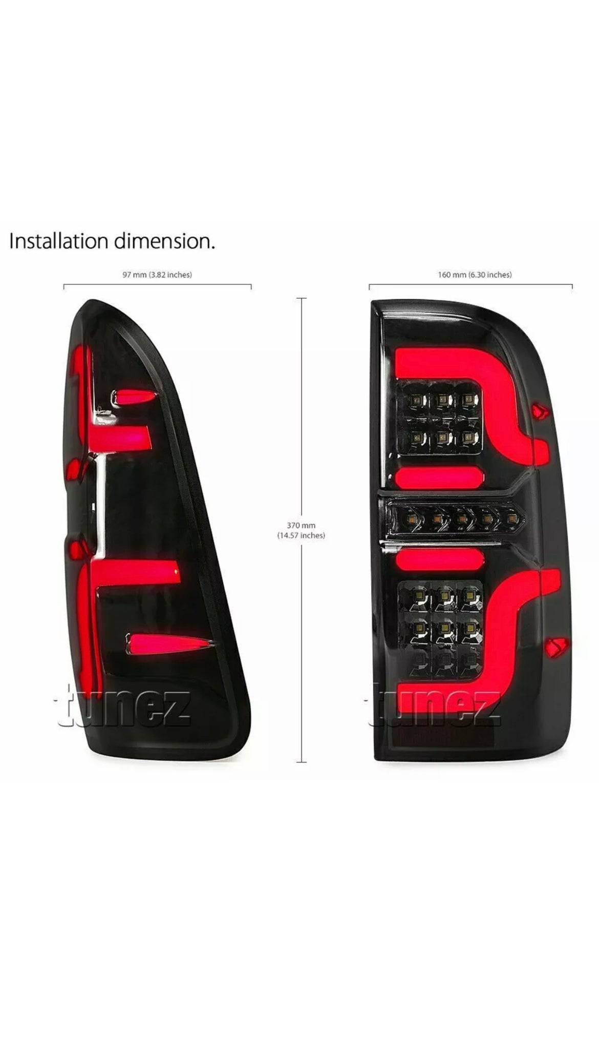 Urban LED Tail Lights Suits Toyota Hilux 2005-2015