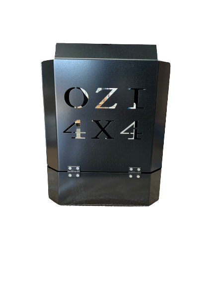 OZI4X4 Black Jerry Can Holder Full Enclosed - OZI4X4 PTY LTD