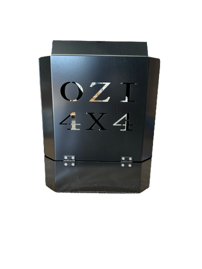 OZI4X4 Black Jerry Can Holder Full Enclosed - OZI4X4 PTY LTD