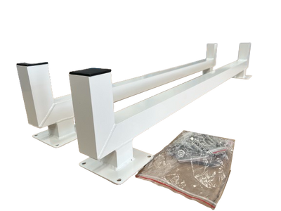 Pair of White Canopy Ladder Rack 1400mm Wide - OZI4X4 PTY LTD