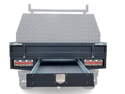 1900 Platinum Edition Aluminium Tray Black (Dual Cab) - OZI4X4 PTY LTD