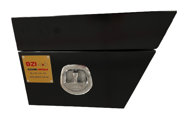 Pair of Black Under Body Tool Box 600 - OZI4X4 PTY LTD