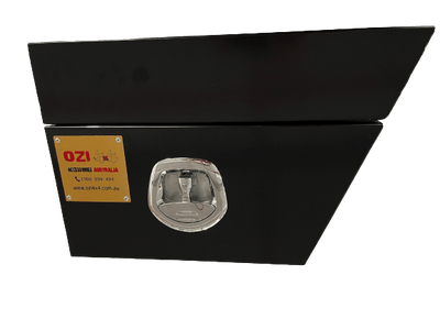 Pair of Black Under Body Tool Box 600 - OZI4X4 PTY LTD