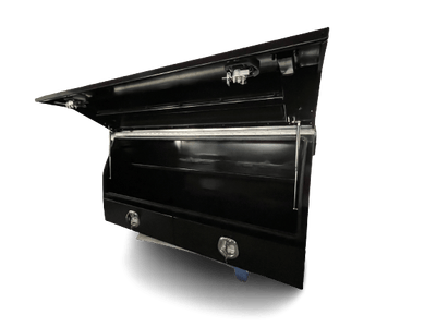 1200MM Half Door + 2 Drawer - Aluminium Tool Box Black (Pre Order) - OZI4X4 PTY LTD