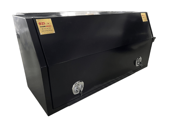 1700MM Full Door - Aluminium Tool Box Black (Pre Order) - OZI4X4 PTY LTD