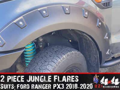 2 pcs. Front Jugle Flares Suits Ford Ranger PX3 2018-2020