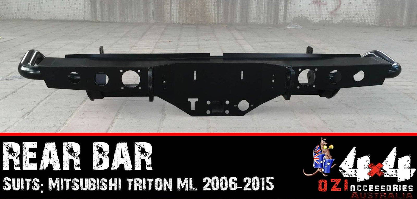 Rear Bar Step Suits Mitsubishi Triton ML 2006-2015 ADR Approved