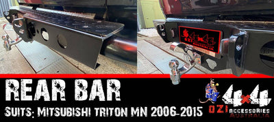 Rear Bar Suits Mitsubishi Triton MN 2006-2015 ADR Approved
