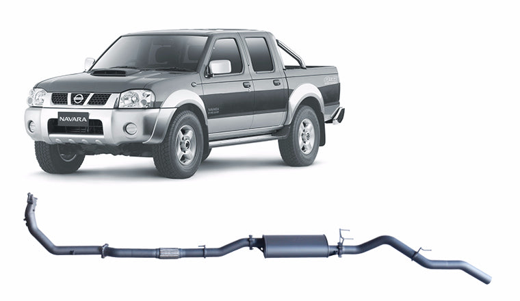 Redback Extreme Duty Exhaust for Nissan Navara D22 2.5L (01/2008 - 10/2015) - OZI4X4 PTY LTD