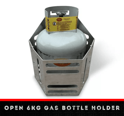 Open 6kg Gas Bottle Holder (PRE ORDER) - OZI4X4 PTY LTD