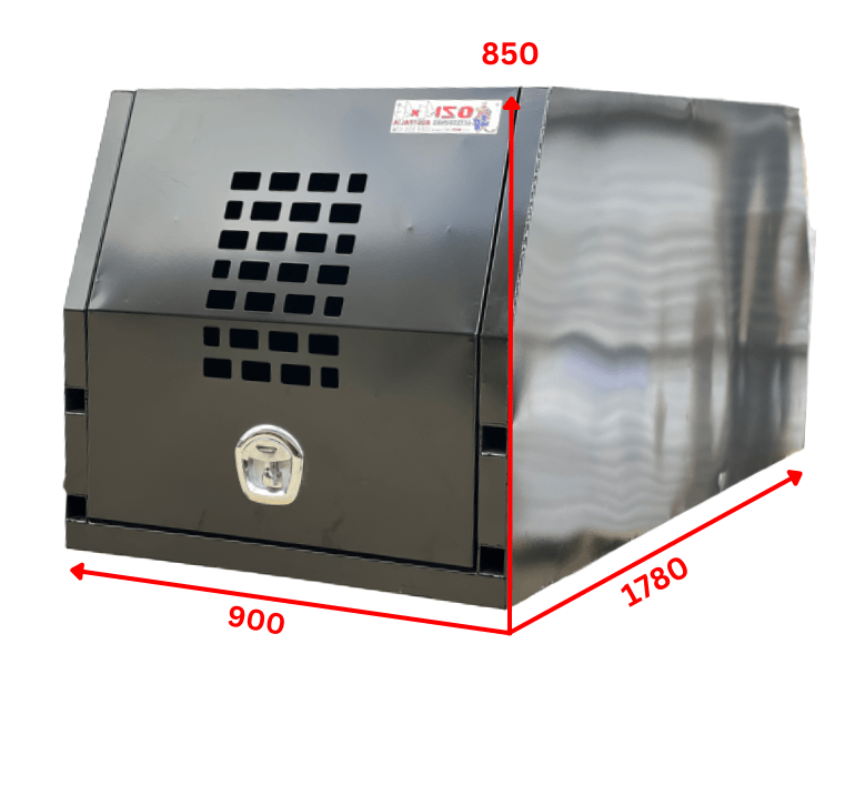 Premium 900 Length Black Dog Box (Jack off Compatible) - OZI4X4 PTY LTD