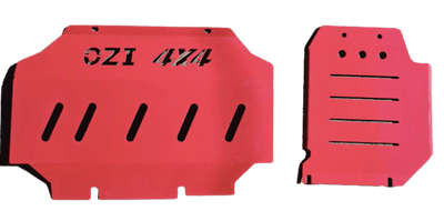 2 pcs Steel Bash Plate Red Suits Ford Ranger PX 1 Year2011-2015 (Online Only)