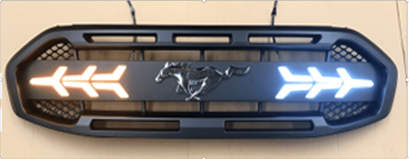 Mustang Type LED Grill Suits Ford Ranger T8 2018+