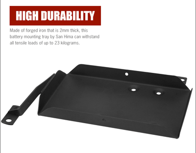 Black Dual Battery Tray SuitS Nissan Patrol GU 1998 -2015 (Online Only)