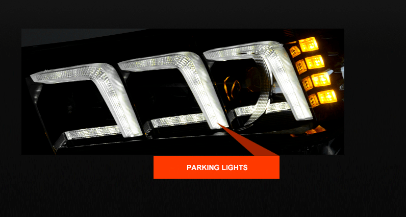 Full LED DRL Sequential Head Lights Suits Toyota Hilux Revo Rocco 2016-20 (Online Only)