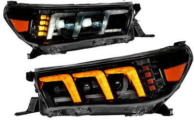 Full LED DRL Sequential Head Lights Suitable for Toyota Hilux Revo Rocco 2016+ - OZI4X4 PTY LTD