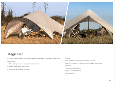 Magic Tarp Camping - OZI4X4 PTY LTD