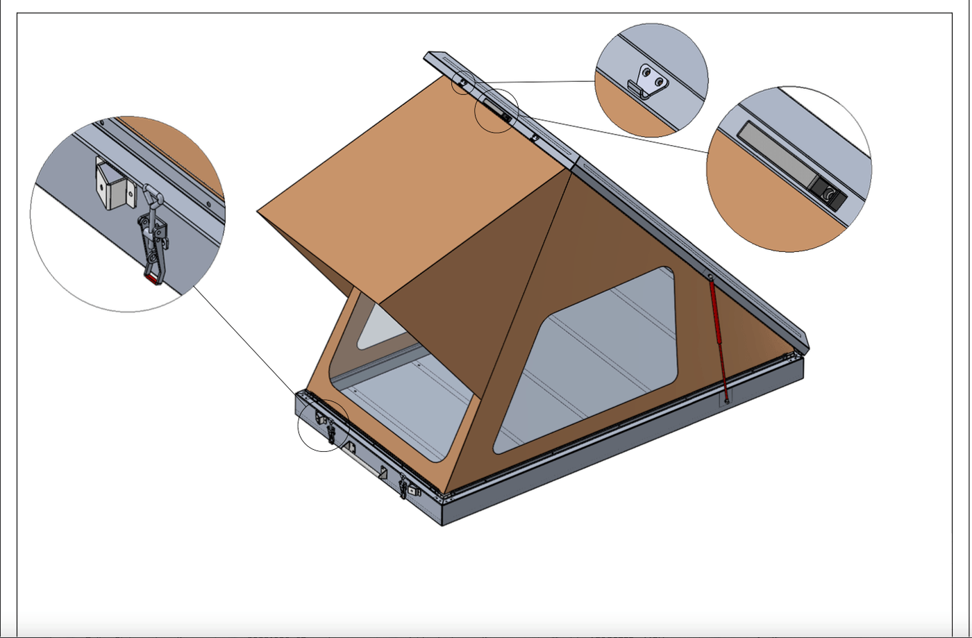 Adventure 130 Roof Top Tents - OZI4X4 PTY LTD