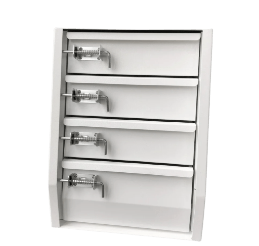 Canopy Drawer Unit Four Draw 700W x 550L x 670H (WHITE - 700 Four Drawer) (PRE ORDER) - OZI4X4 PTY LTD